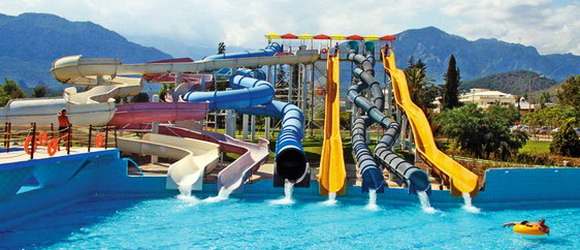 Аквапарк в отеле Daima Biz Resort 5*, Кириш, Турция.