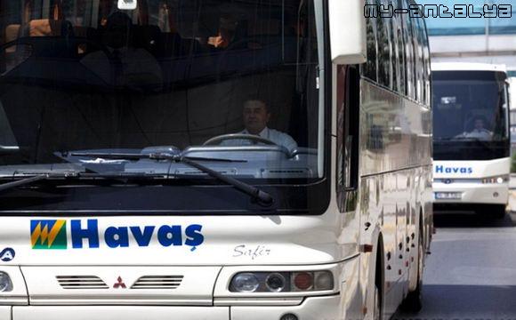 Автобус компании Hava? (Хаваш), Турция.